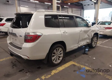 2010 Toyota Highlander Hybrid Limited V6 z USA, uszkodzony, nr VIN JTEJW3EH5A2041454